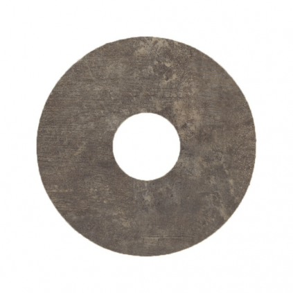 Zelfkl. rozet (17 mm) roestbruin (10 st.)