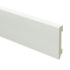 Watervaste kunststof Moderne plint 70x12 wit