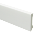Watervaste kunststof Moderne plint 70x15 wit