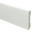 Watervaste kunststof Moderne plint 90x15 wit