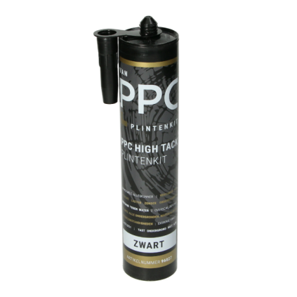 PPC High Tack Plintenkit - zwart RAL 9005 290 ml