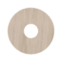 Zelfkl. rozet (17 mm) eik licht beige (10 st.)