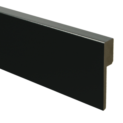 MDF Renovatieplint modern 90x18 voorgel. RAL 9005