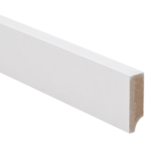 Budgetline MDF Moderne plint 40x12mm gegrond