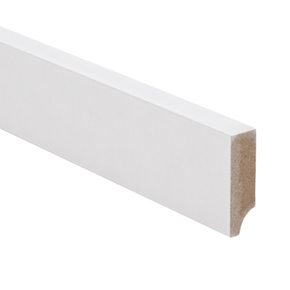 Budgetline MDF Moderne plint 40x12mm gegrond