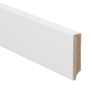 Budgetline MDF Moderne plint 55x12mm gegrond