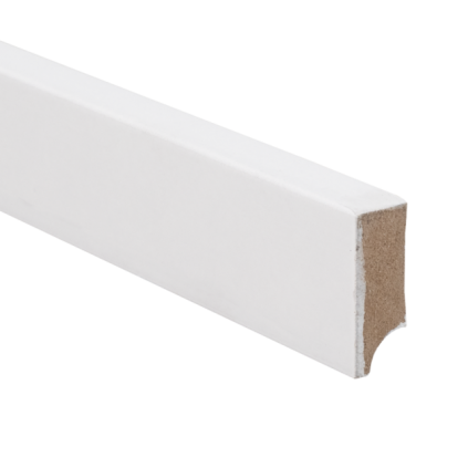 Budgetline MDF Moderne plint 40x15mm gegrond