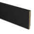 MDF plint recht 90x12 zwart gefolied