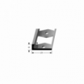 In-egaliseer eindprofiel tot 4,5mm PVC RVS