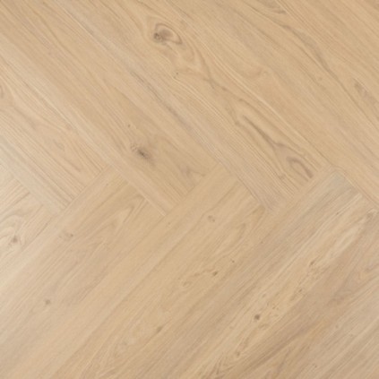 Douwes Dekker PVC klik brede visgraat crème brûlée