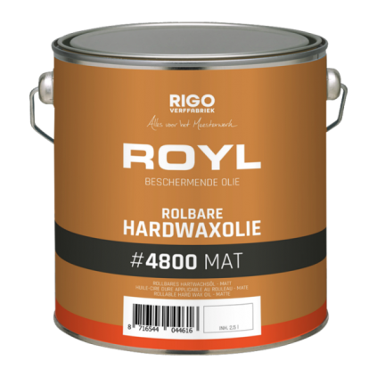 Royl Rolbare Hardwaxolie 4800 Mat 2,5L