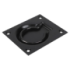 Luikring rond zwart 90 x 75 mm