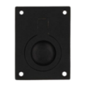 Luikring rond zwart 50 x 39 mm