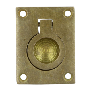 Luikring rond messing 50 x 39 mm