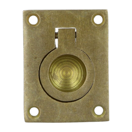 Luikring rond messing 50 x 39 mm