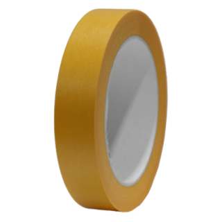 Afplaktape washi oranje 19 mm, 50 mtr