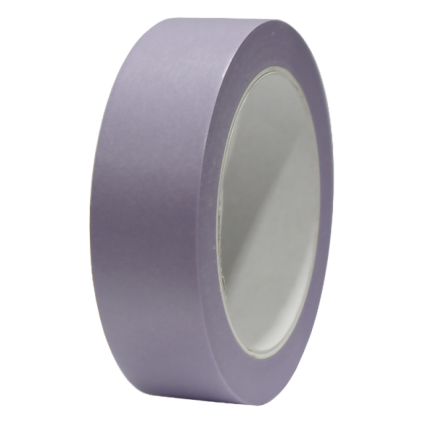Afplaktape washi lila 25 mm, 50 mtr