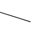 PVC Bies 2 x 2,8 mm x 100 cm zwart