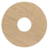 Zelfkl. rozet (17 mm) eiken warm (10 st.)