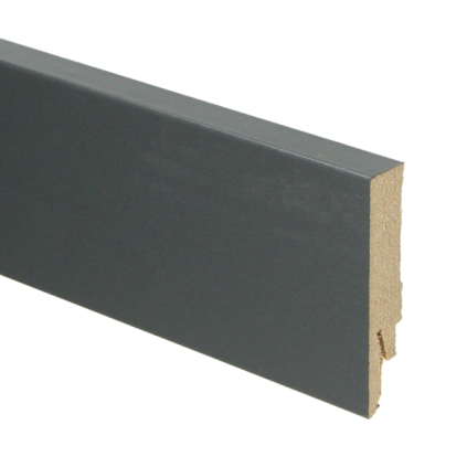 Rechte folieplint 70x14 antraciet RAL 7016