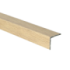 Duo-hoeklijn zelfkl. 24,5x30mm stralende eik