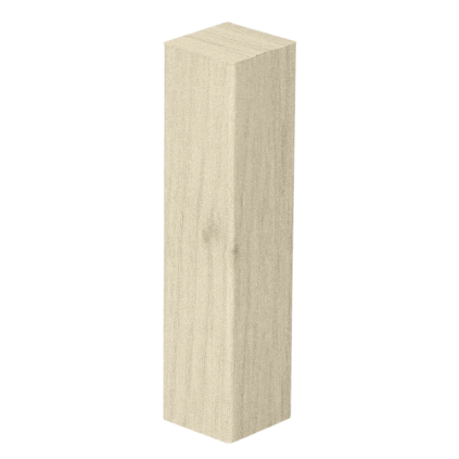 Hoek/eindstuk folie 4st. eiken helder