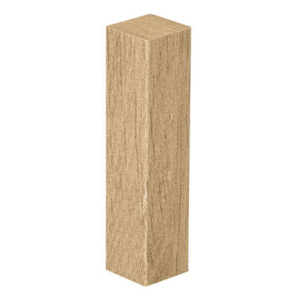 Hoek/eindstuk folie 4st. stralende eik