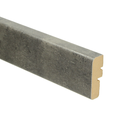 Losse rechte neus CPL basalt donker PRO 135x6cm