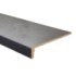 CPL traptrede rechte neus zwart staal 92 x 32 cm