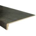 CPL traptrede rechte neus zwart staal 115 x 50 cm