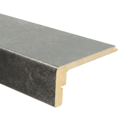 Uitloopt. CPL Uniclic zwart staal 278 x 13,2 cm