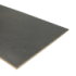 Dubbel stootbord zwart staal 92 x 40 cm