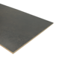 Dubbel stootbord zwart staal 92 x 40 cm