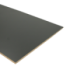Dubbel stootbord zwart RAL 9005 115 x 40 cm