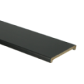 U-afdekprofiel 8/68 zwart RAL 9005