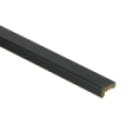 Hoekprofiel 8/20 zwart RAL 9005