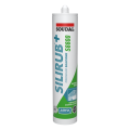 Soudal Siliconenkit S8800 sanitair mat zwart 300ml