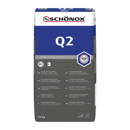 Schönox Q2 tegellijm 25 kg