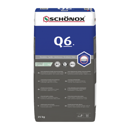 Schönox Q6 tegellijm 25 kg