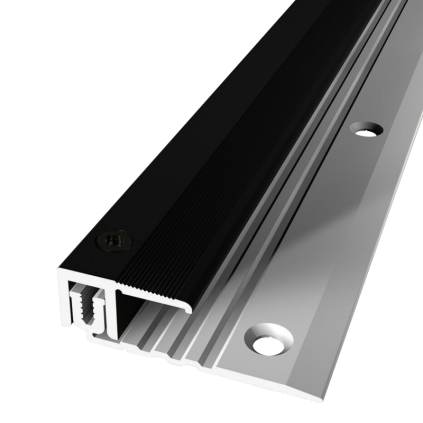 Eindprofiel 487 7-15 mm alu zwart 1,0 m