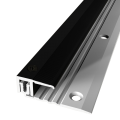 Eindprofiel 487 7-15 mm alu zwart 1,0 m