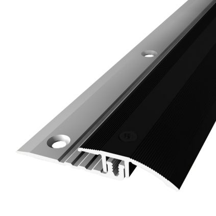 Aanpassingsprof. 376 4 - 9,5 mm alu zwart 1,0 m