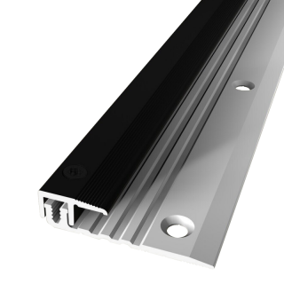 Eindprofiel 377 4 - 9,5 mm alu zwart 1,0 m