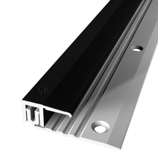 Eindprofiel 487 7-15 mm alu zwart 2,7 m