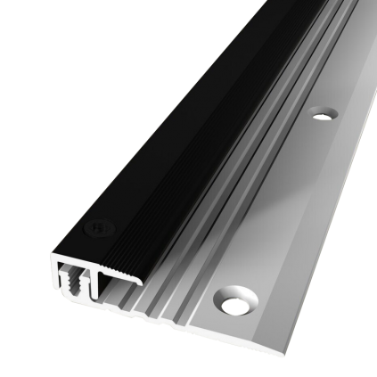 Eindprofiel 377 4 - 9,5 mm alu zwart 3,0 m