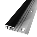 Eindprofiel 377 4 - 9,5 mm alu zwart 3,0 m