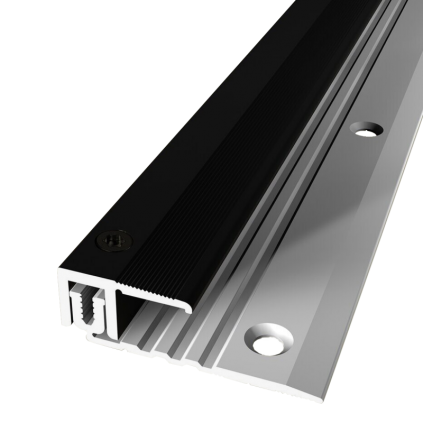 Eindprofiel 287 6,5 - 16 mm alu zwart 2,7 m