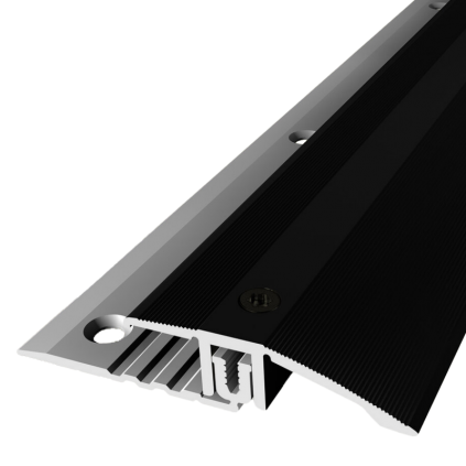 Aanpassingsprofiel 486 7-15 mm alu zwart 2,7 m