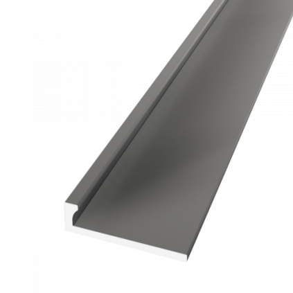 Eindprofiel 301 ongeboord 3 mm RVS