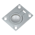 Luikring nikkel mat 48 x 38 mm